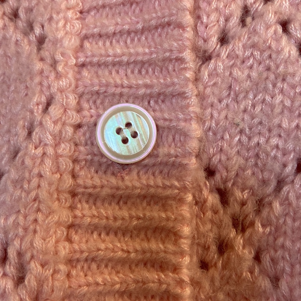 ♥️ HOST PICK ♥️ LITTLE WHITE HOUSE chunky cardigan S/M - Picture 5 of 9